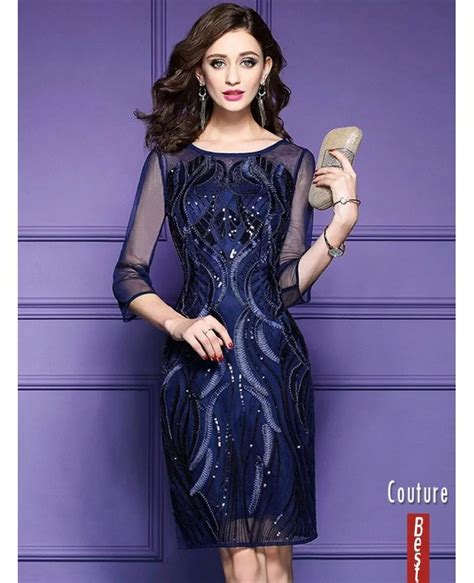 blue formal wedding guest dresses.